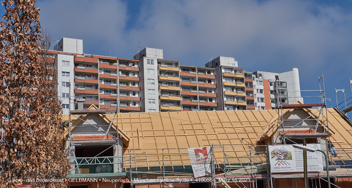 16.03.2023 - Baustelle Ottweiler Straße in Neuperlach